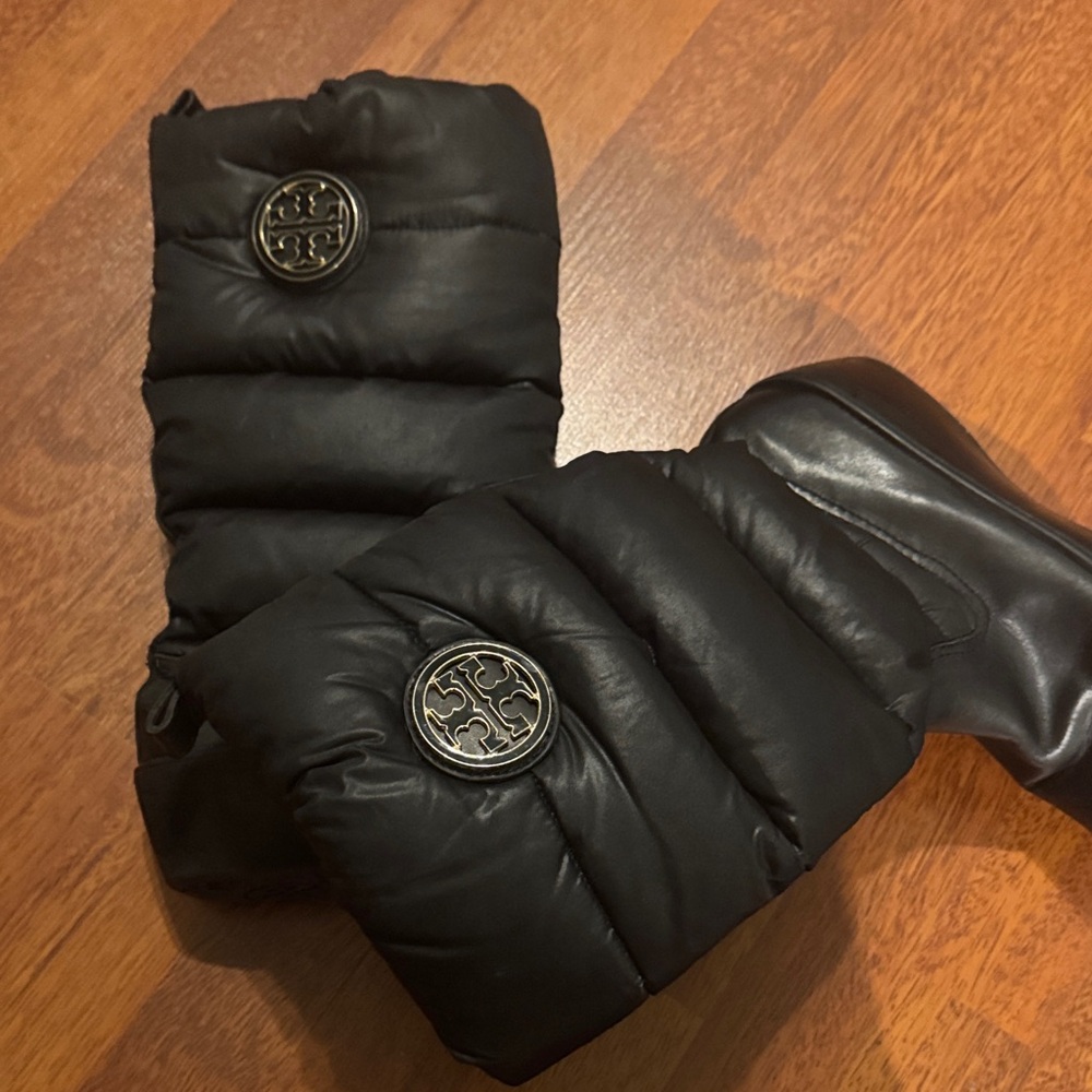 Tory Burch Quilted Black Booties